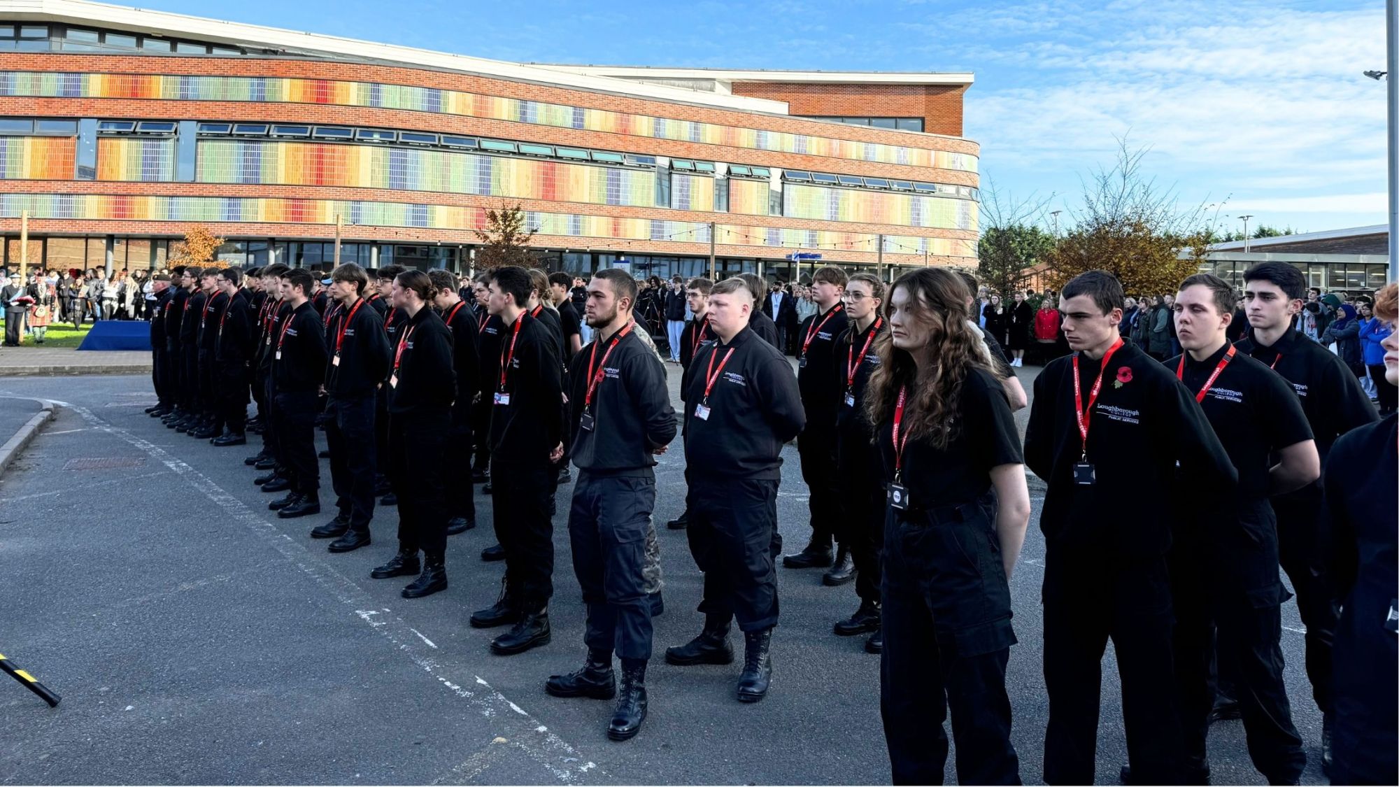 Community Gathers at Loughborough College for Moving Remembrance Day Ceremony